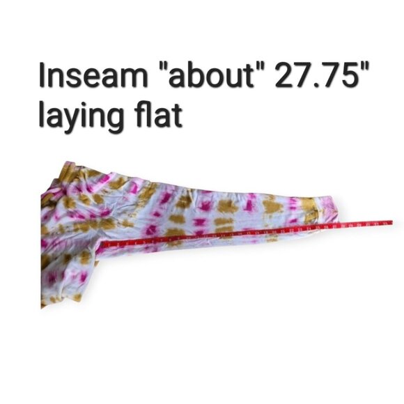 LNA Ariel Tie-Dyed Cozy Sweatpants S Cabincore Cozy Cottagecore Fall Campus - Picture 8 of 9